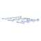 Vestil Sleeve Anchor, 1/2" Dia., 4" L, Steel Zinc Plated, 12 PK AS-124-12PK - alternate 2